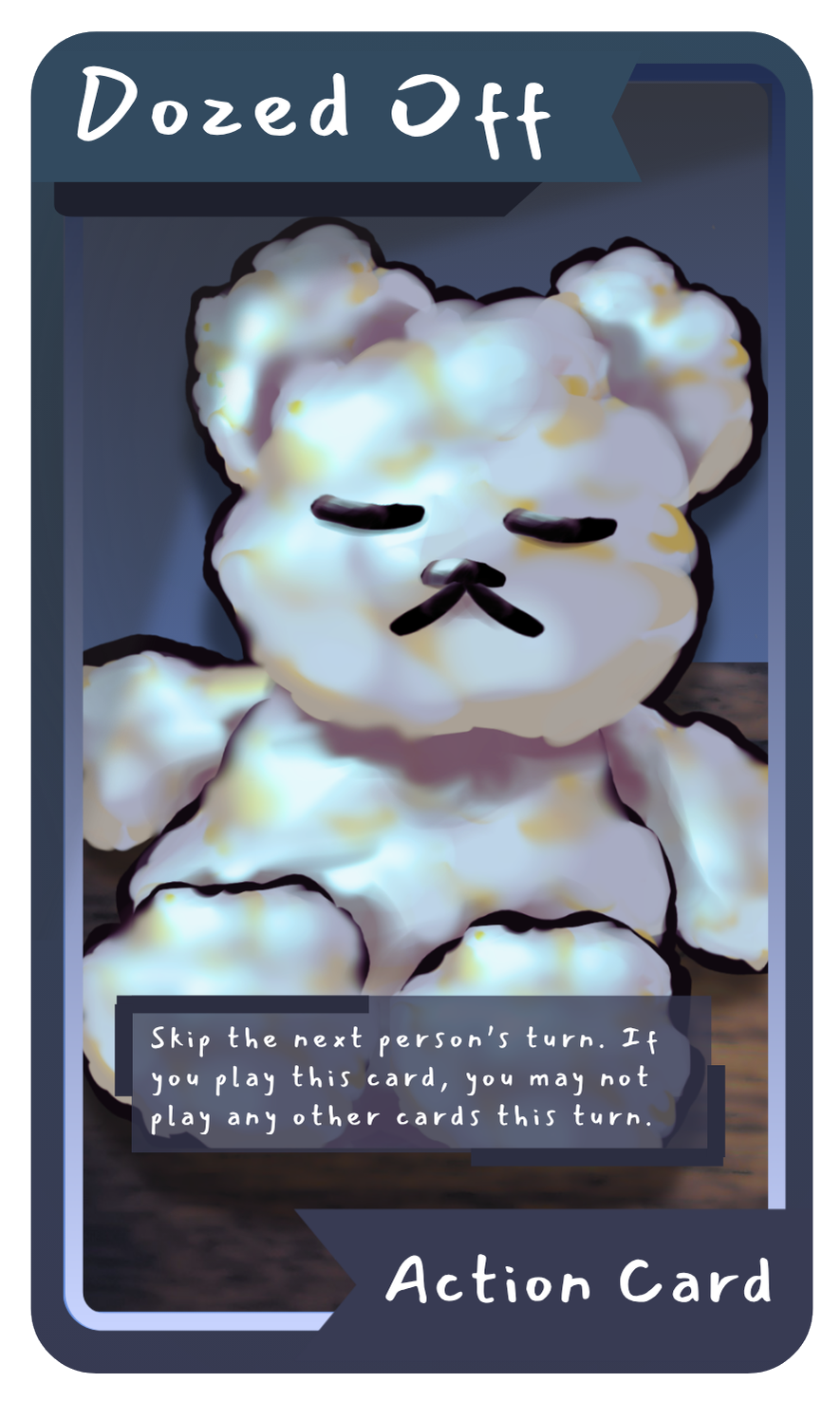 Dozed Off card